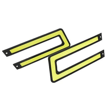 White COB DRL LED Daytime Running Lights for Universal Car Fog Lamp