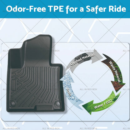 TPE Heavy Duty 3D Floor Liners for BYD Shark 6 (2024+) Waterproof Mats