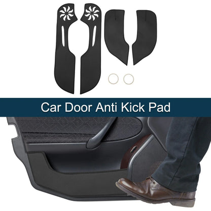Car Door Anti Kick Pad Sticker Protector for Honda Civic (2012) - Black Set