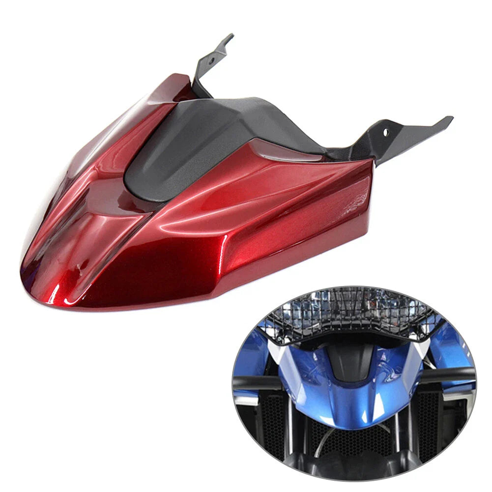 Red Front Beak Extension Fairing Nose Cover for Tiger 800 XRT XRX XC (2011-2023)