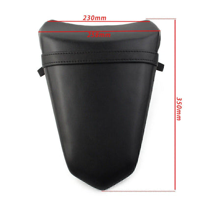 Black Rear Passenger Seat for Kawasaki Ninja 650 EX650 (2017-2019)