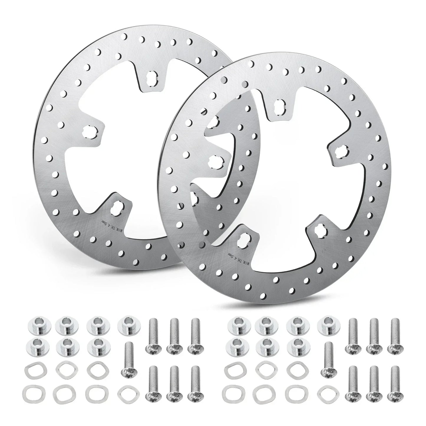 11.8" Front Brake Disc Rotors & Bolts for Harley Street Glide (2014-2024)