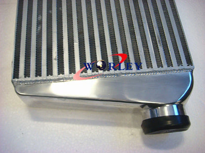 Universal Aluminum Turbo Intercooler 430x300x70mm 76mm Inlet/Outlet