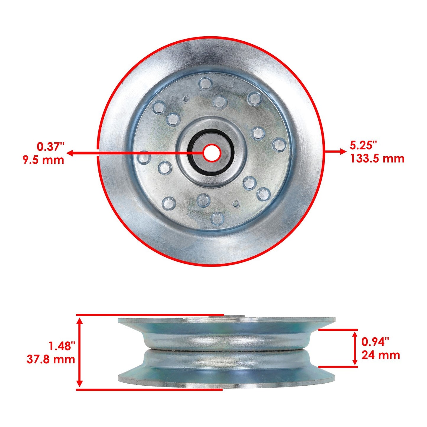 Deck Pulley Replacement 48 Inch for MTD Z8200 (2018–2022)