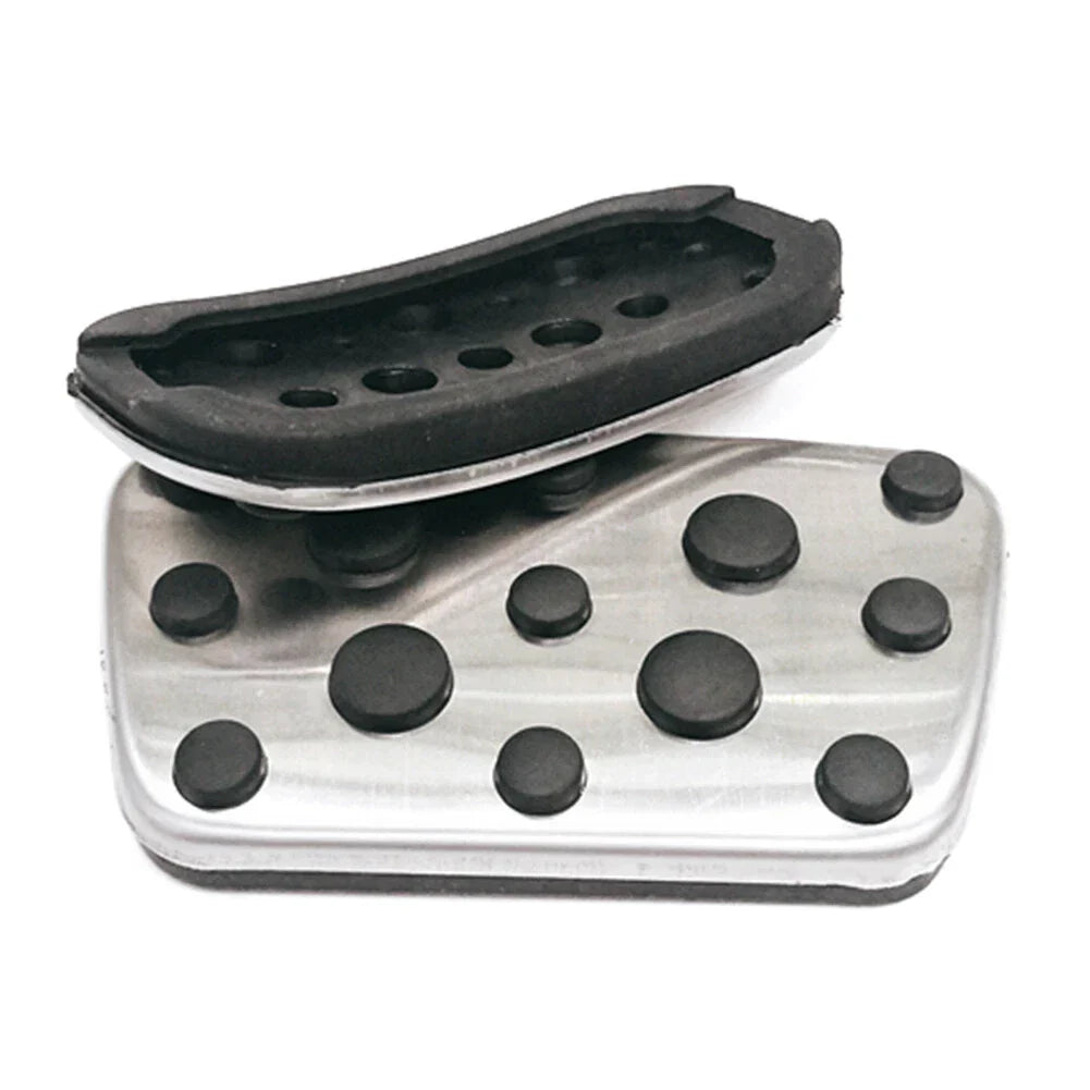 Stainless Steel Brake Gas Pedal Covers for Toyota Land Cruiser Prado (10-22)