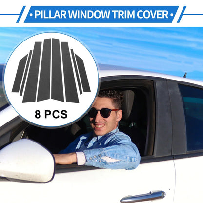8 Pcs Door Pillar Window Trim for Hyundai Creta Ix25 (2015-2023)