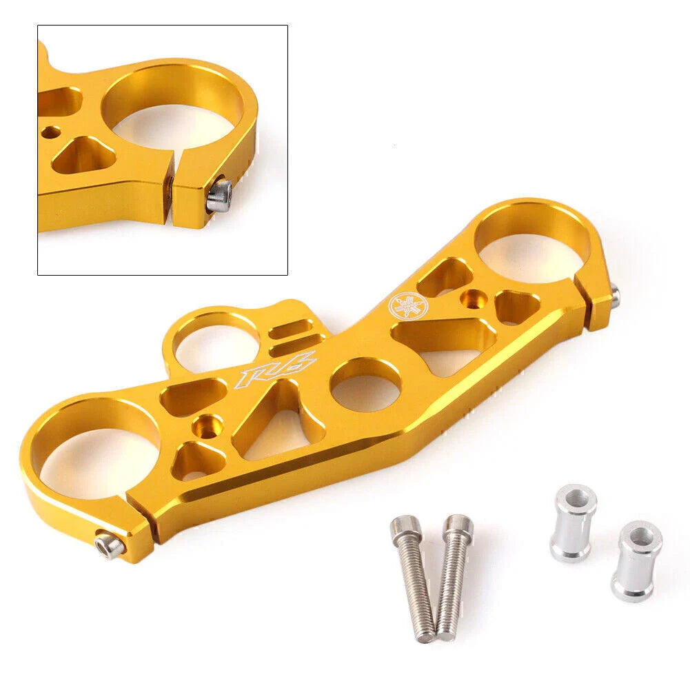 Triple Tree Front End Upper Top Clamp Gold for Yamaha YZF R6 (2008-2016)