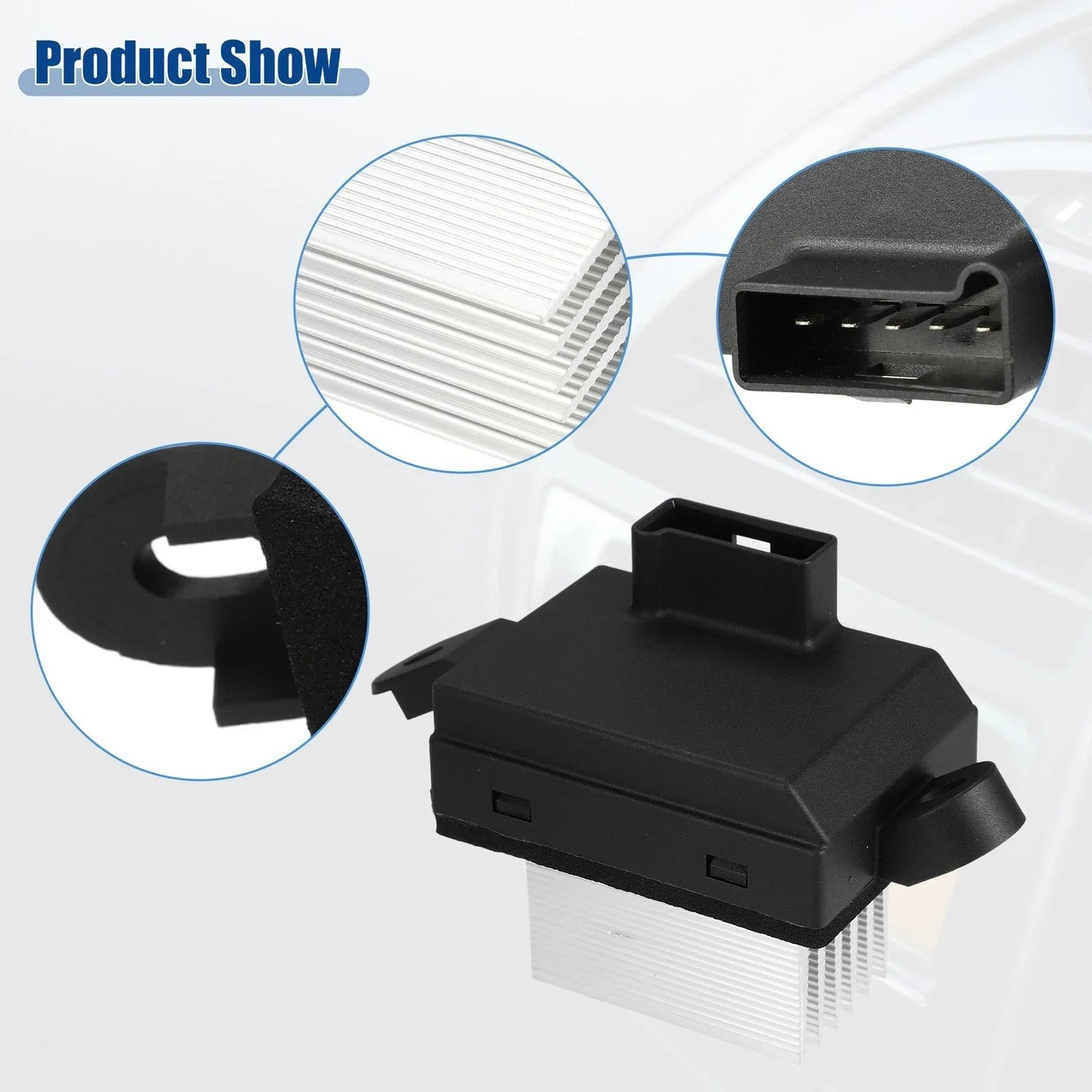 HVAC Blower Motor Resistor for Chevrolet Malibu 2004-2012 Black