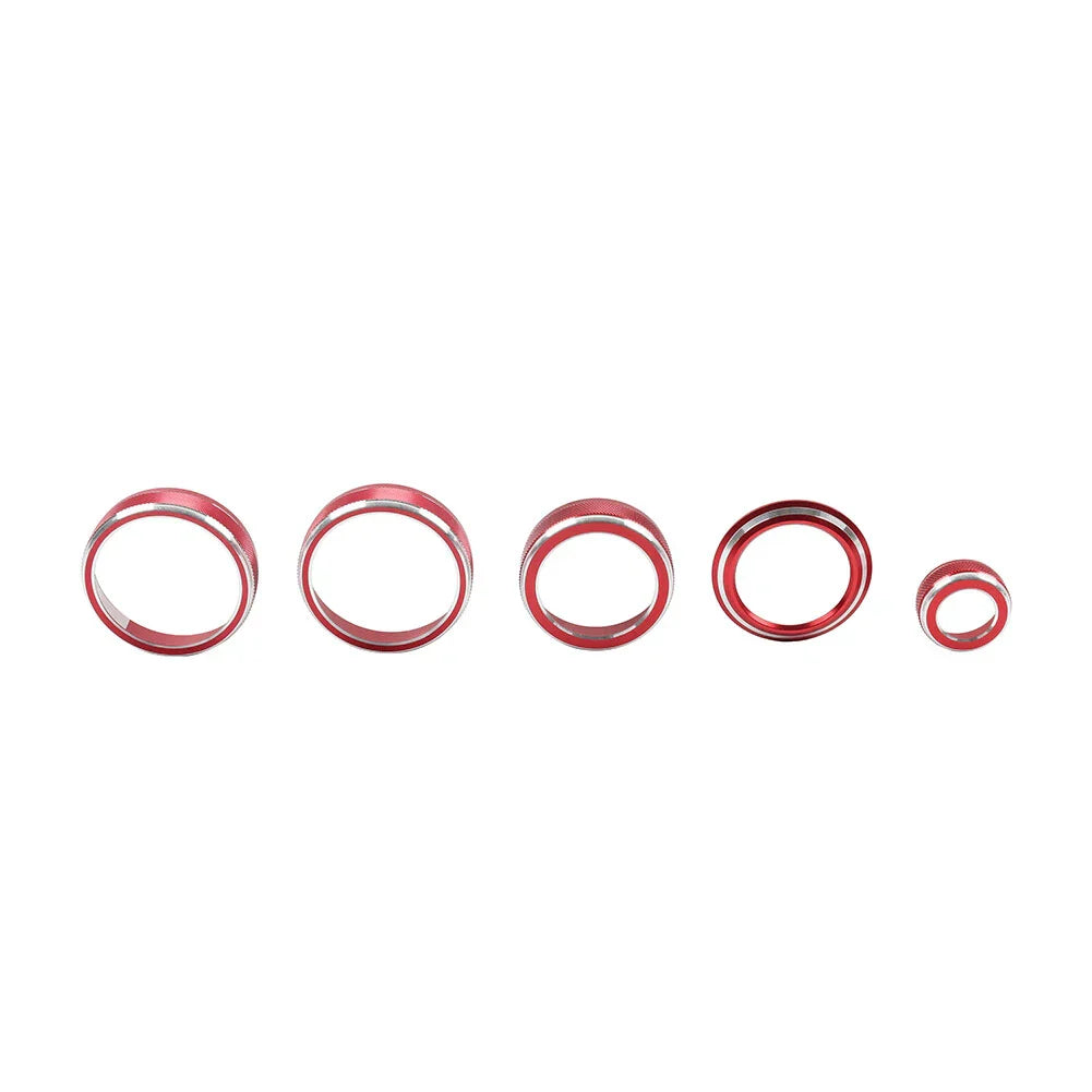 Red Console Volume AC Switch Button Ring for Lexus NX250 NX350h (2022-2024)