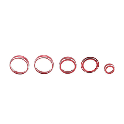 Red Console Volume AC Switch Button Ring for Lexus NX250 NX350h (2022-2024)