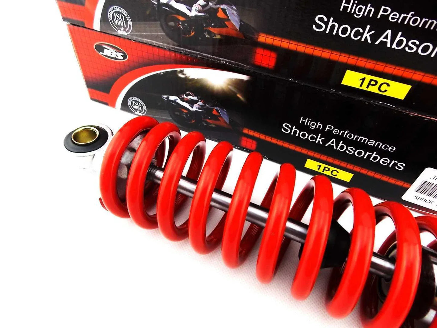 400mm Red/Chrome Rear Shock Absorbers for Honda XL500 (1979-1983)