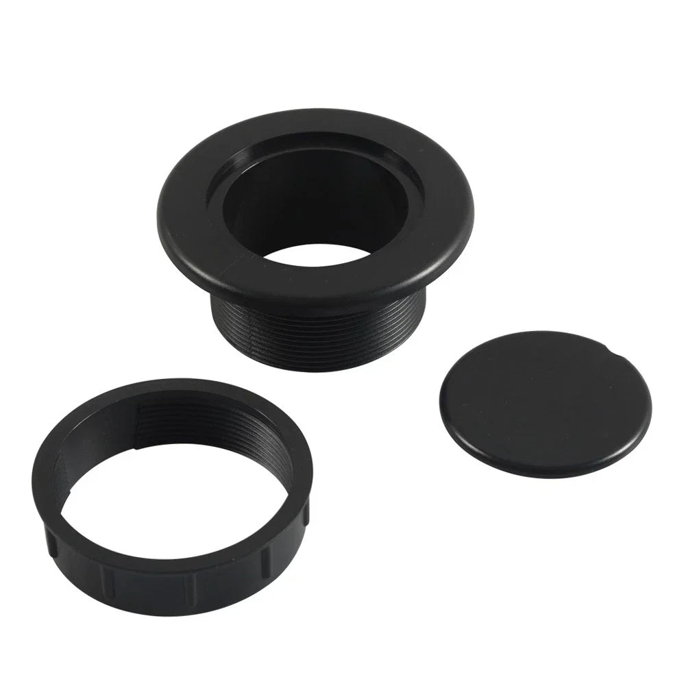 Umbrella Hole Ring Plug Cap Set for Outdoor Table Cover Black