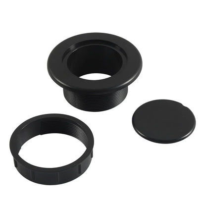 Umbrella Hole Ring Plug Cap Set for Outdoor Table Cover Black