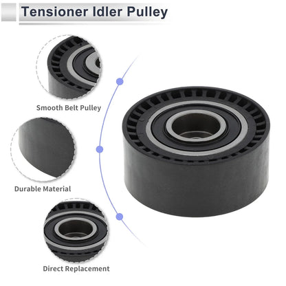 Drive Belt Idler Pulley for Mercedes-Benz C-Class (2017-2023) Black