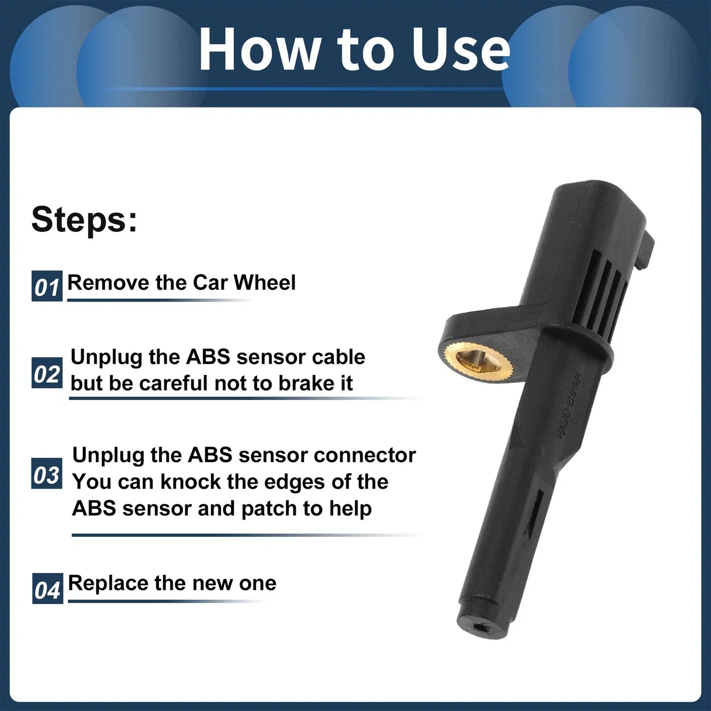 ABS Wheel Speed Sensor for Chrysler Aspen (2007-2009)