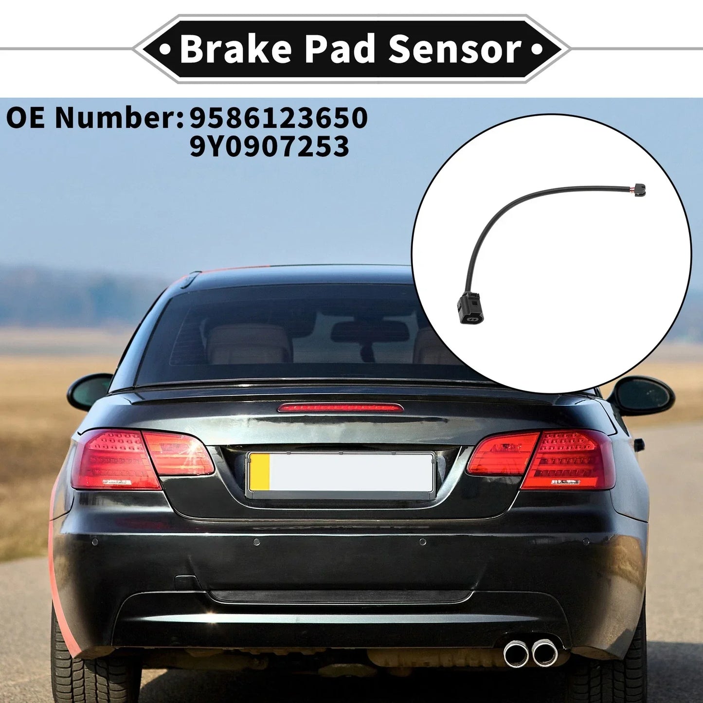 Brake Pad Wear Sensor for Porsche Cayenne 2019-2023 (1 x Sensor)