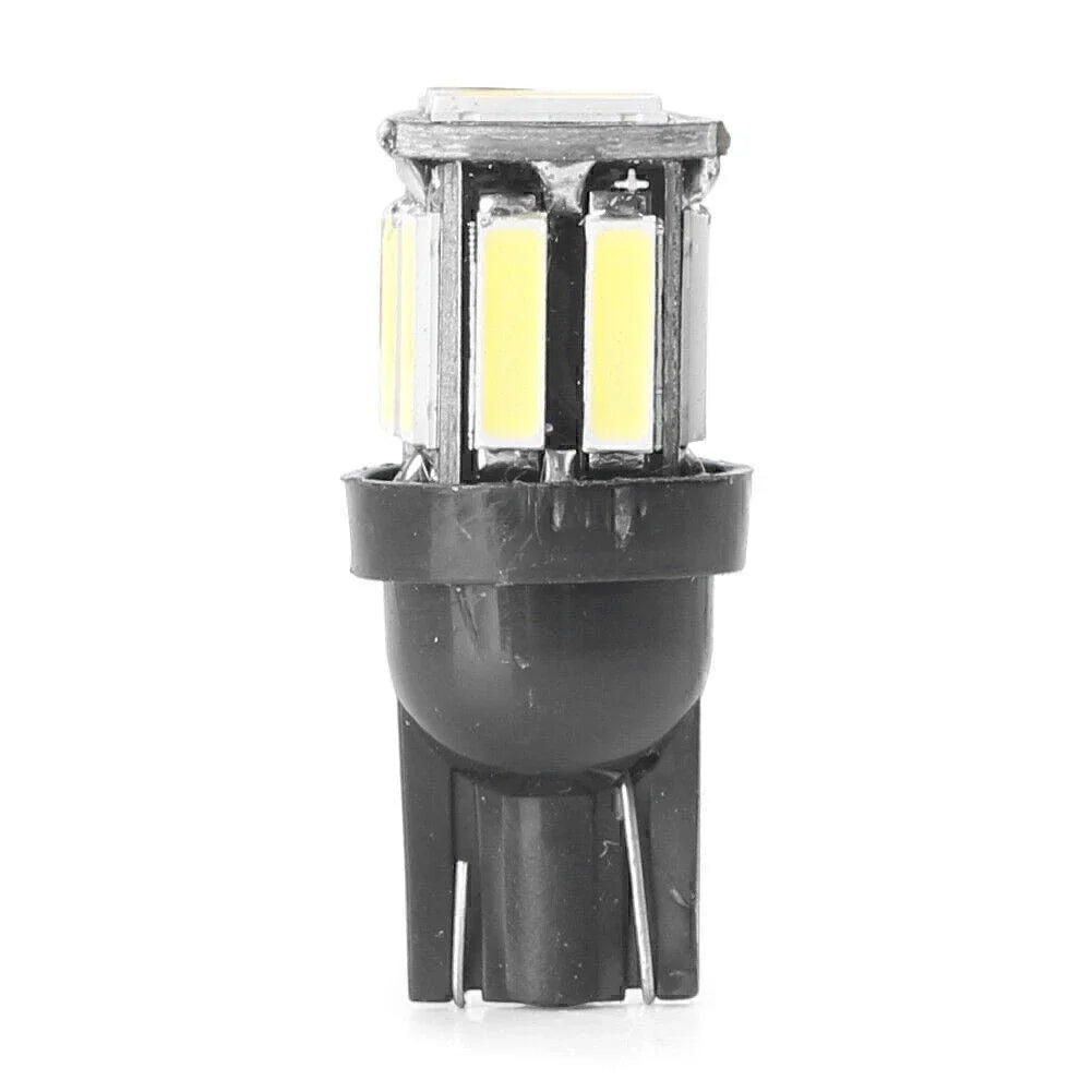 1x T10 7020 White LED 10SMD Dome Map Light Bulb for Car (No Year Specified)