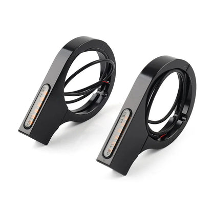LED Fork Turn Signal Light Indicator Amber for Harley Touring Dyna (2014-2023)