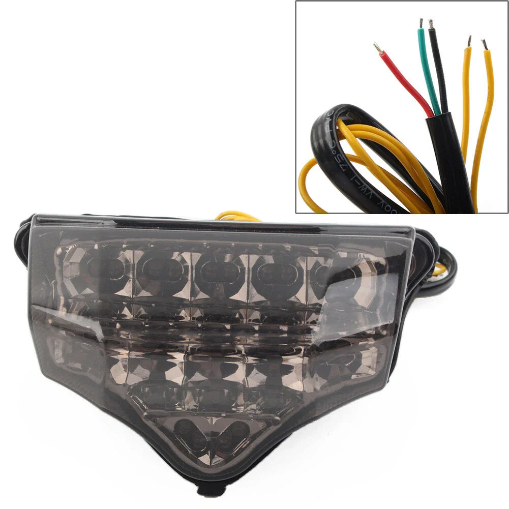 LED Taillights Brake Turn Signal Assembly for Yamaha FZ600 FZ6 FAZER (04-09)