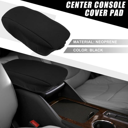 Car Center Console Armrest Cover for Dodge Durango (2011-2020) Black