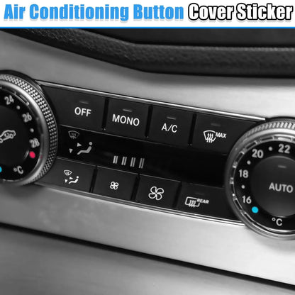 AC Button Stickers for Mercedes-Benz C300 (2008-2014)