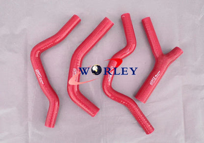 Aluminum Radiator + BLUE Hose for HONDA CR500 CR500R (1985-1988)