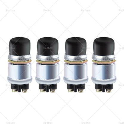 4 x 12V Heavy Duty Push Button Switch for Car Ignition Starter