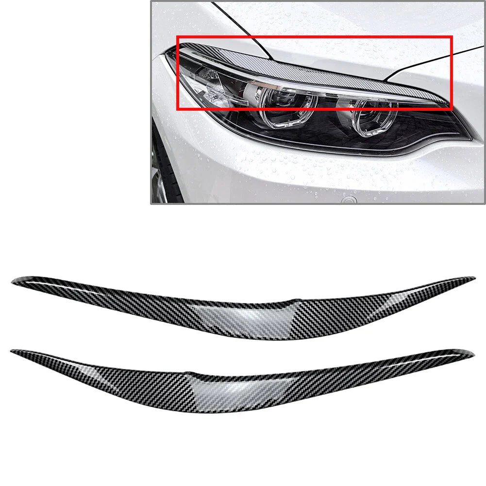 Headlight Eyebrow Cover Trim for BMW 2 Series F22 F23 F87 M2 (2014-2021)