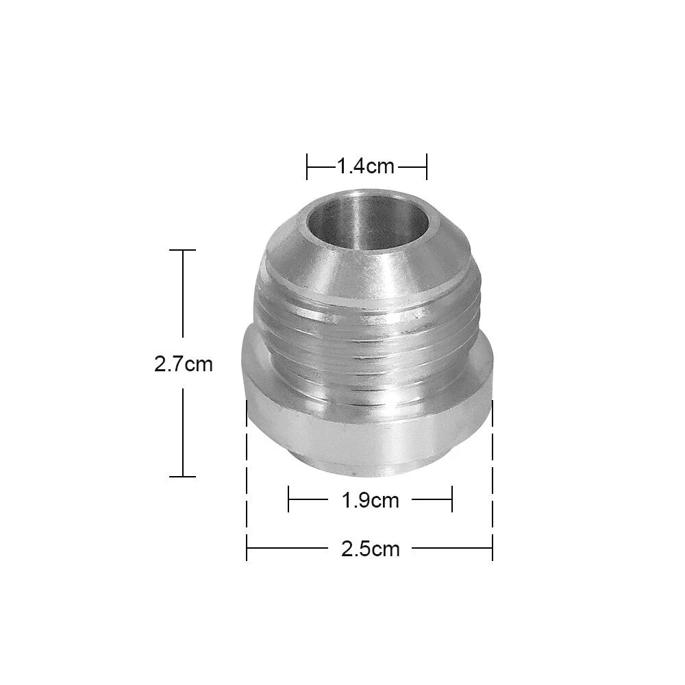 AN-10 Male Aluminum Weld-On Fitting for JXSS032