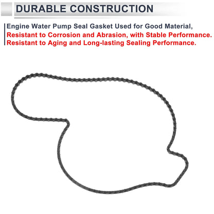 Water Pump Gasket for Porsche Cayenne 2019-2024 Rubber 1 x Engine Component