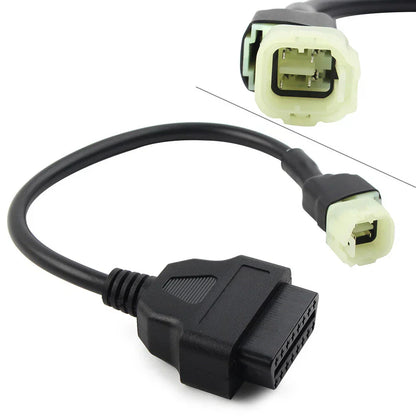 4 Pin to 16 Pin OBD2 Cable Connectors for Honda CBR600/1000RR (2003-2023)