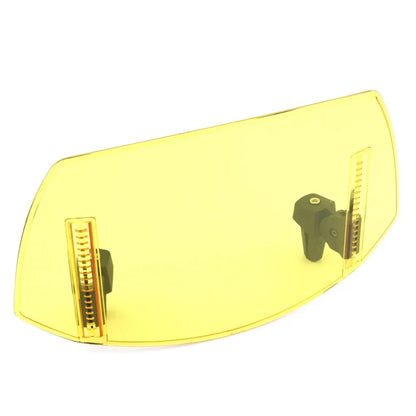 Universal Windshield Deflector for Motorcycle - Yellow