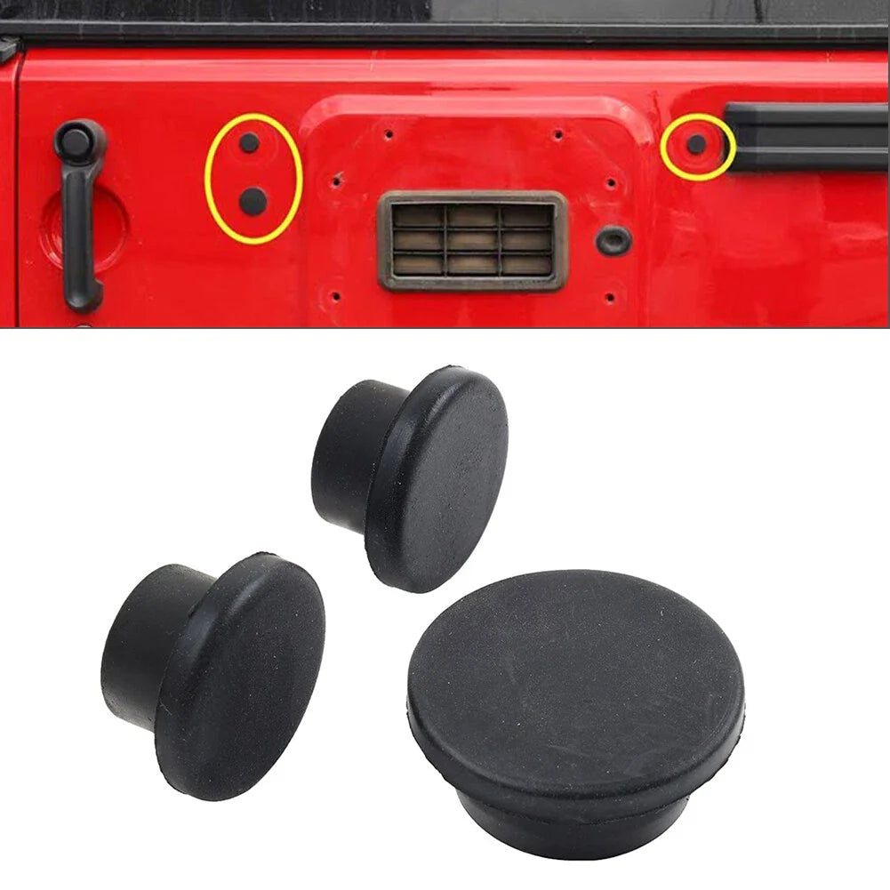 3 x Tailgate Plug Set for Jeep Wrangler JK JKU (2007-2017)