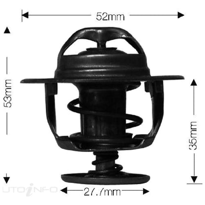 Thermostat for Toyota Hiace LH50 4cyl 2.2L L 1982~1983