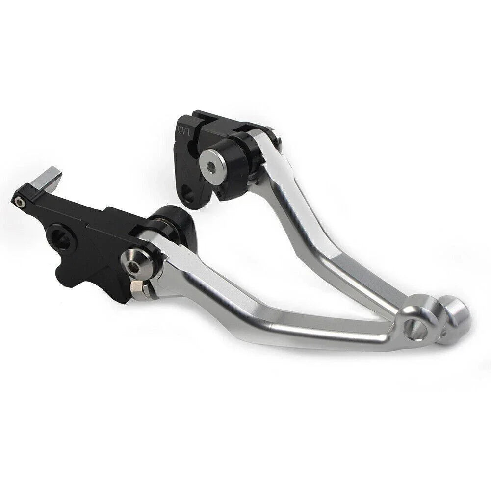 CNC Silver Pivot Clutch Brake Levers for Suzuki DRZ400S/SM/E (2000-2022)