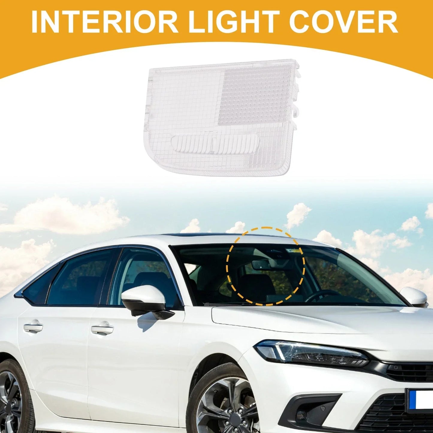Car Rear Right Interior Light Cover for Honda Accord (2003-2019)
