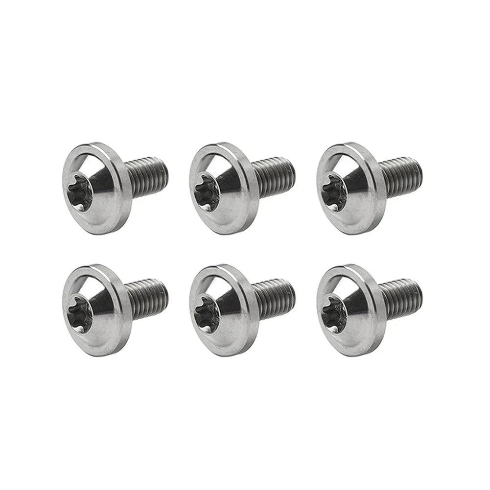 6pcs M6x30mm Titanium Alloy Torx Head Bolts for Bike Motorcycle