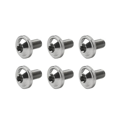 6pcs M6x30mm Titanium Alloy Torx Head Bolts for Bike Motorcycle