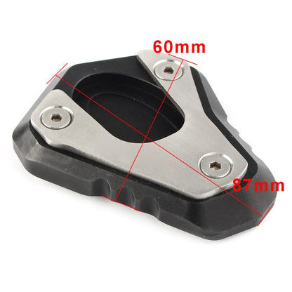 Kickstand Foot Plate Pad for Kawasaki ZX-6R/Ninja (2009-2017) Black