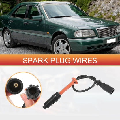 4pcs Spark Plug Wire Ignition Coil Cable for Mercedes-Benz C220 (2001-2005)