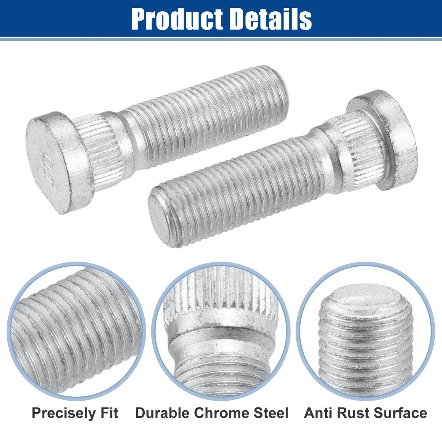 5 x M14x1.5 Car Wheel Lug Bolt Nuts for Dodge Challenger Charger (2015-2023)