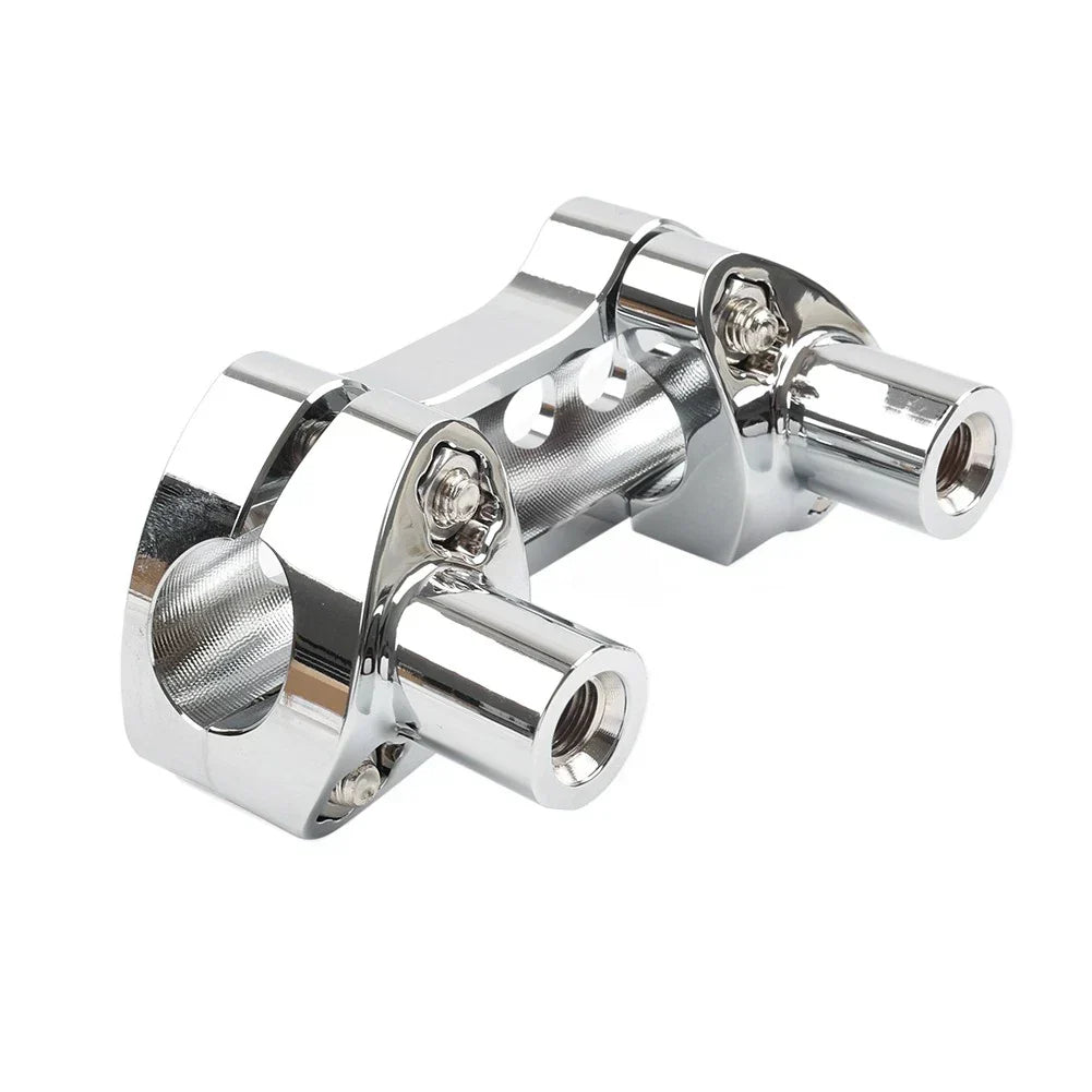 2" Straight Handlebar Riser & Top Clamp for Harley Dyna Touring Road Glide (2006-2023)