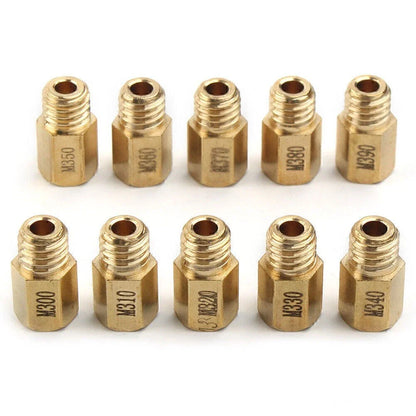 10x Hex Style Main Jets for Mikuni VM TM TMX Carburetor (300-390)