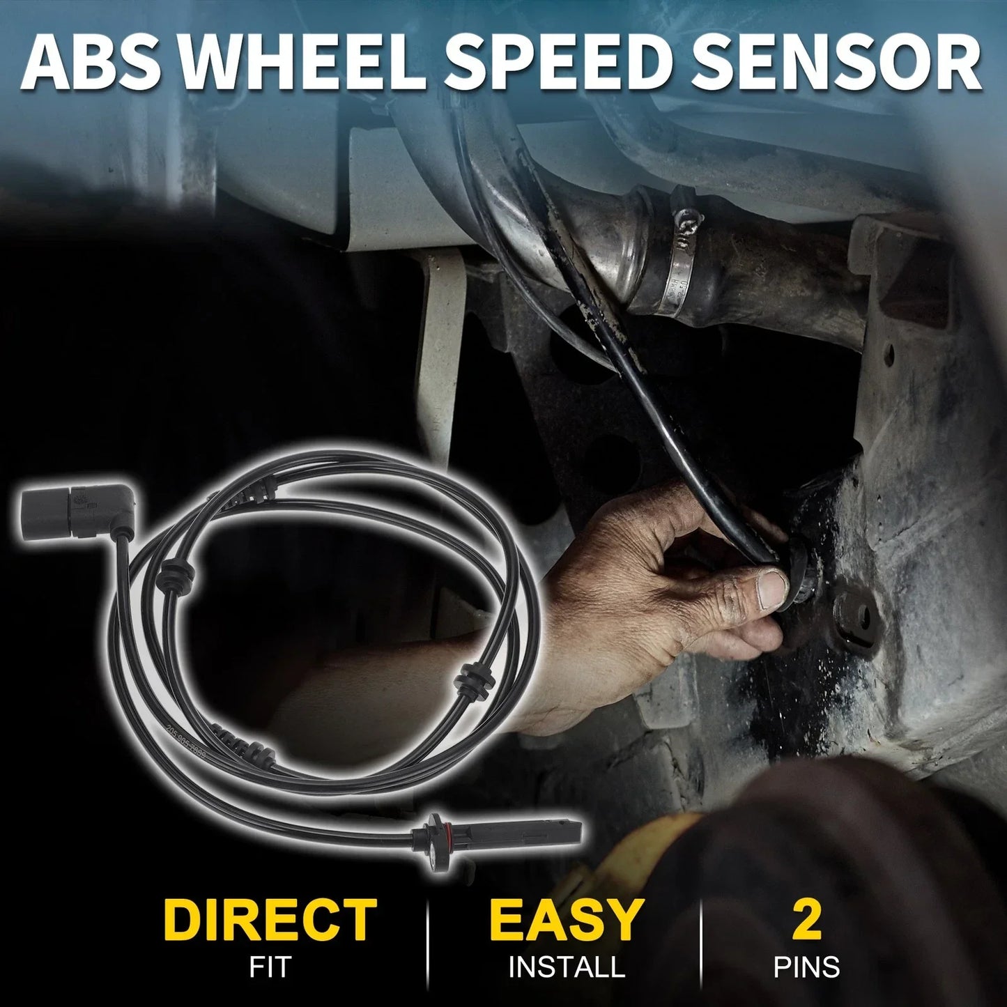 Front Left ABS Wheel Speed Sensor for Mercedes-Benz C43 AMG (2017-2020)