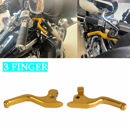 Hand Brake Clutch Levers Kit for Harley Electra Glide Ultra Classic