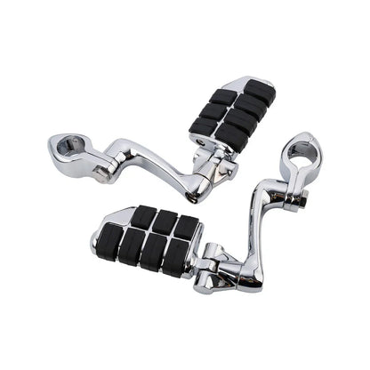 Foot Pegs 1-1/4" Engine Guard Mounts Clamps for Harley Touring Dyna