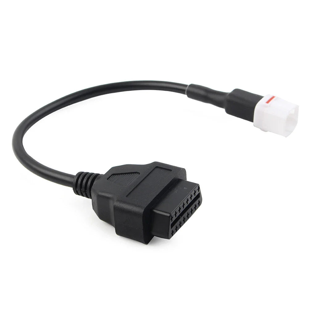 4 Pin to OBD2 Diagnostic Tool Code Reader Adapter Cable for Yamaha Motorcycle