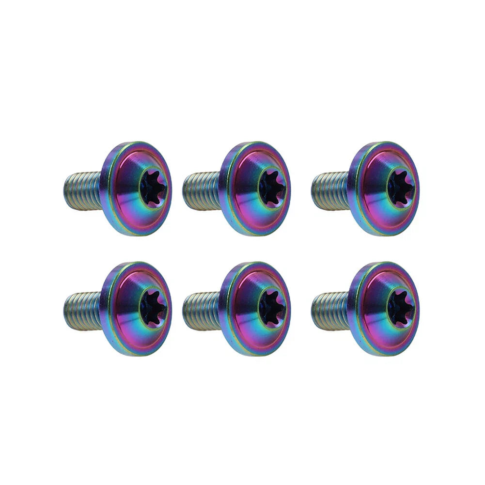 6 x Titanium Alloy M5x20mm Torx Head Bolts for Bike Motorcycle