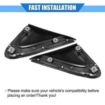 2 x Car Front Left Right Door Mirror Flag Covers for Honda CR-V (2012-2016)
