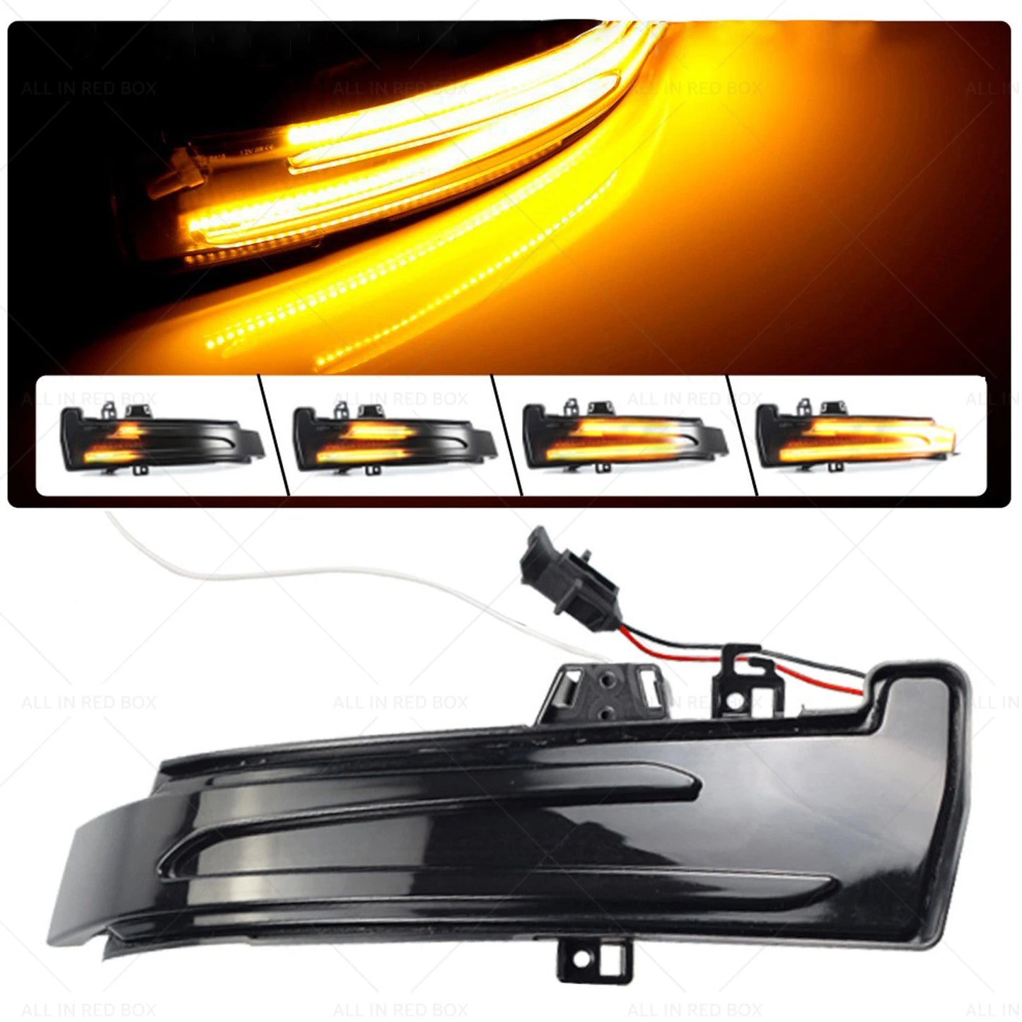 LED Side Mirror Turn Signal Lights for Mercedes-Benz A B C E GLA CLS (2013-2023)
